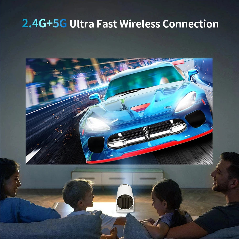 Mini projector with rotating stand