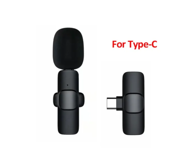 Lavalier microphone with USB-C receiver